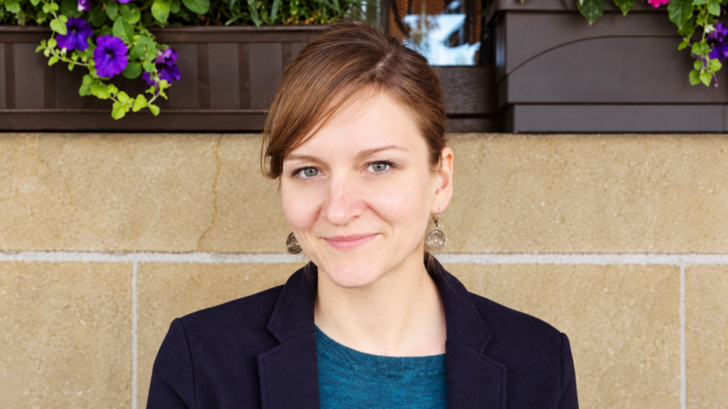 A portrait of Dorit Kliemann, assistant professor in the Department of Psychological and Brain Sciences in the University of Iowa.